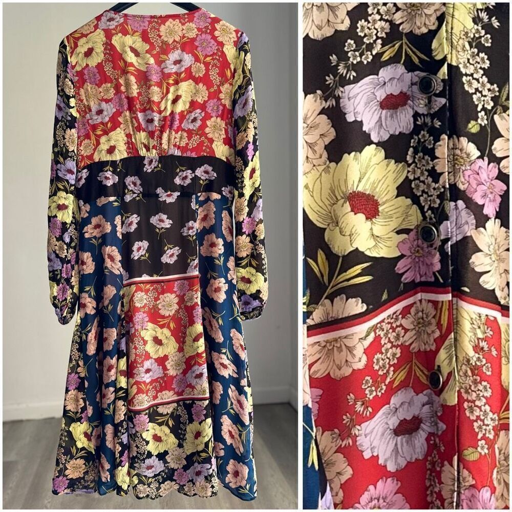 Anthropologie Maeve Dress Gardenia Floral US 8 - Picture 5 of 9